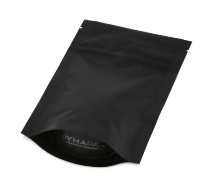 1/8 Ounce Child-Resistant Bags, Black Child Resistant Pouches