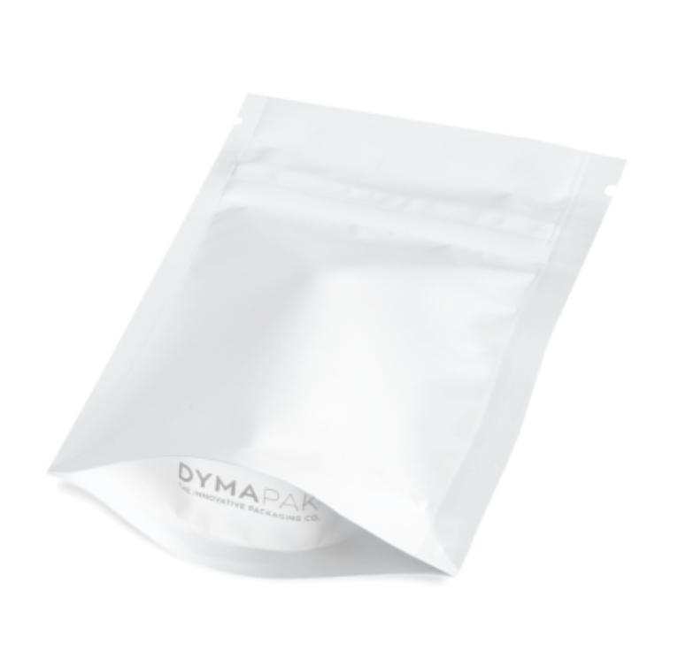 1/8 Ounce Child-Resistant Bags, White Child Resistant Pouches