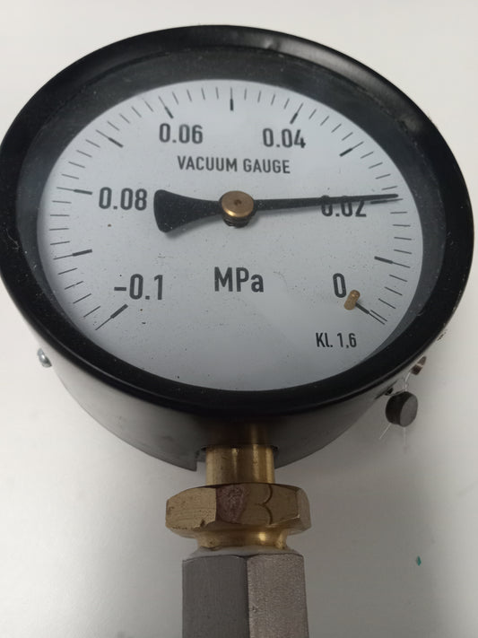 Vacuum Gauge -0.1MPa - 0MPa Threaded 5/8In