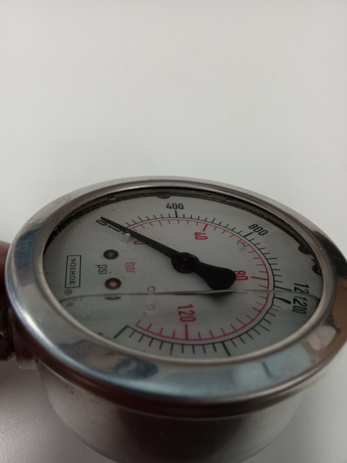 Noshok 0-2000psi Gauge (0-136bar) 0.5 inch