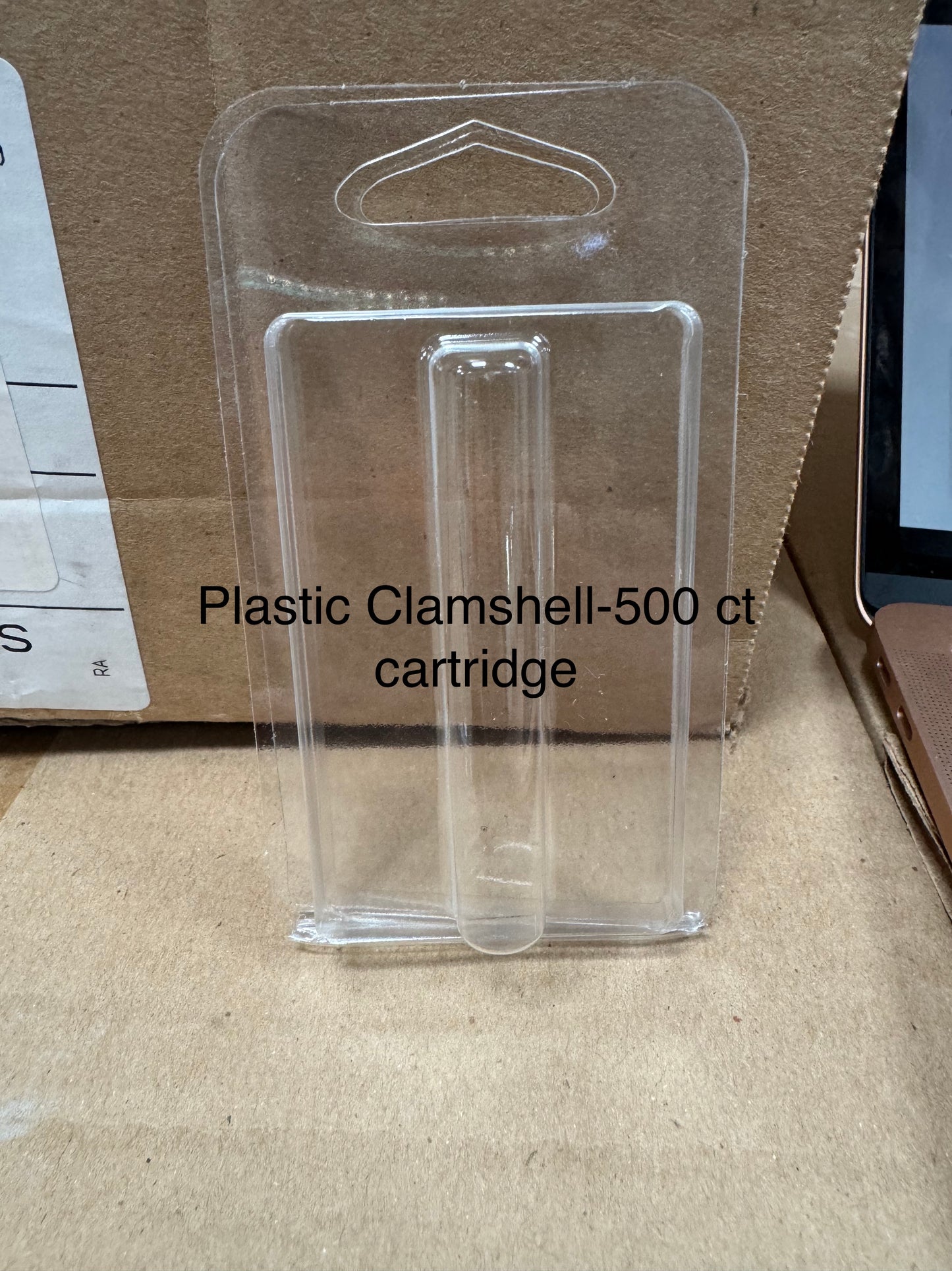 Plastic Clamshell Cartridge Blister Packaging | 0.5mL/1mL- 500 per case