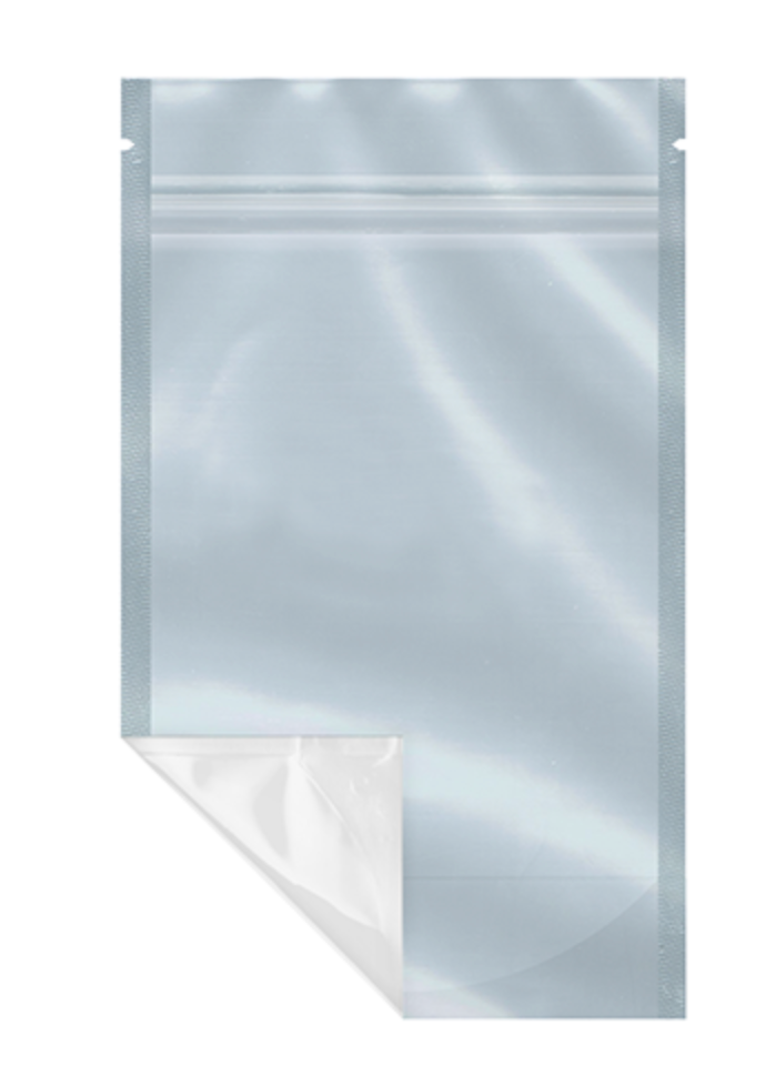 Half Ounce Mylar Barrier Bag – White/Clear – 14 Grams-1000 per case