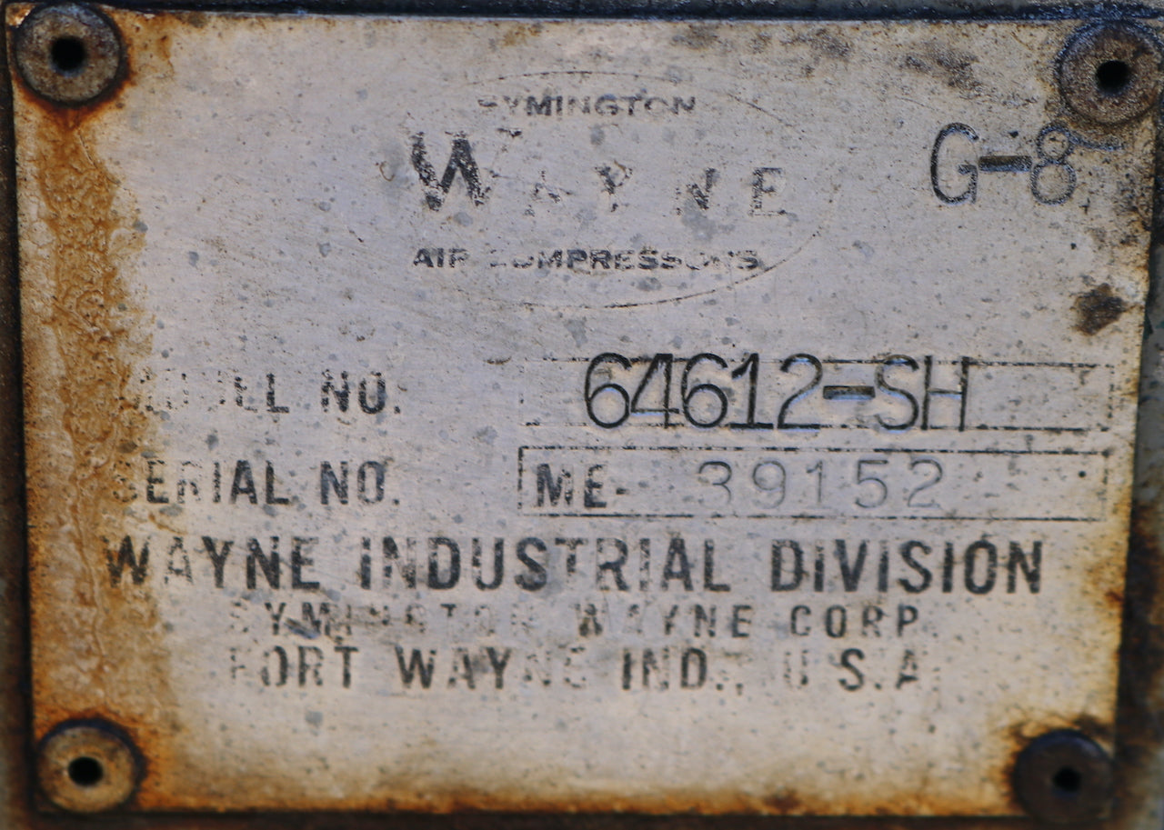 Wayne 64612-SH Air Compressor
